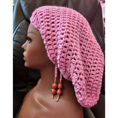 Rasta Dreadlock Tam - Pink