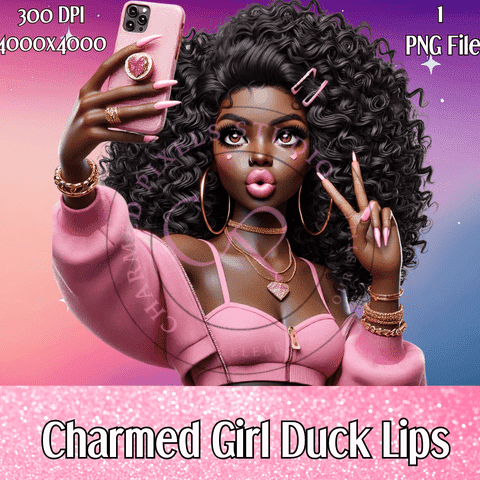 Charmed Girl Duck Lips