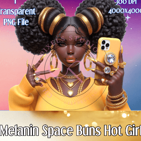 Melanin Space Buns Copy