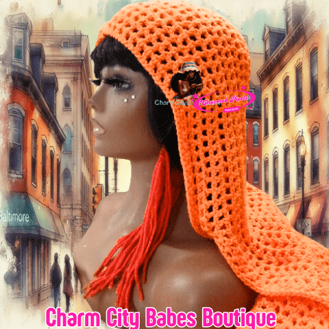 Du-rag Headwrap - Bright Orange